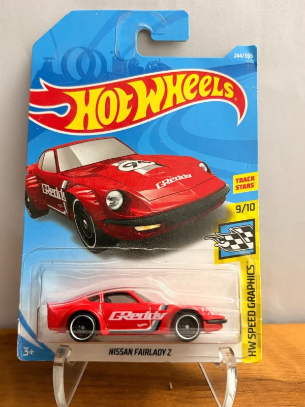 Hot Wheels Nissan Fairlady Z Red Imported card