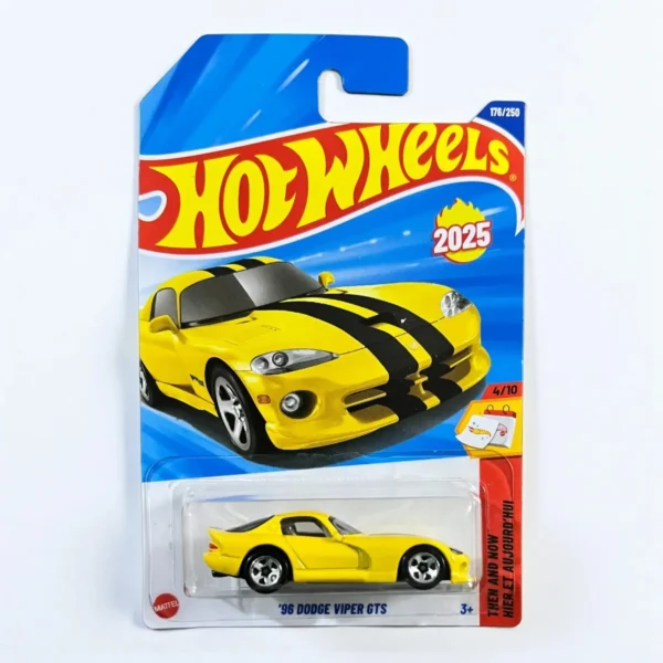 Hot Wheels 96 Dodge Vipe GTS (Yellow) -(2025 Card)
