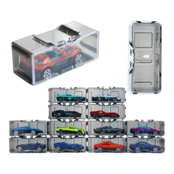 Interlocking Car Storage Case For Hotwheels 1:64 Scale