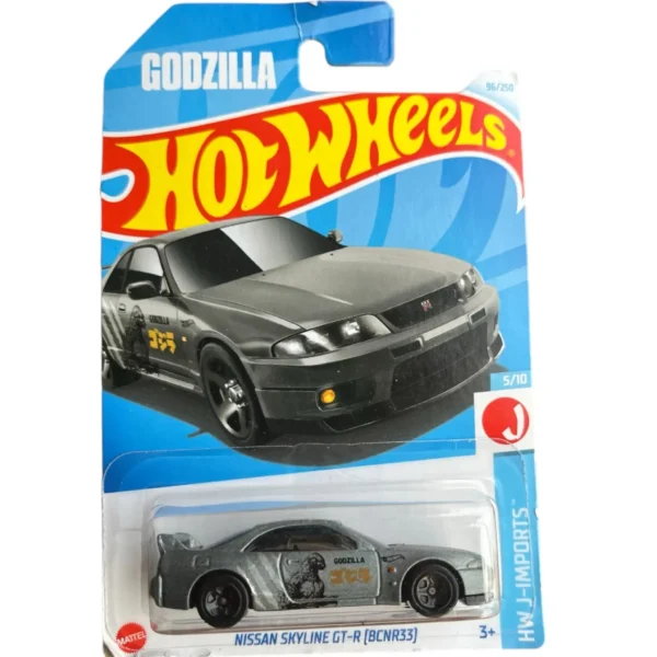 Hot Wheels Nissan Skyline GT-R BCNR33 (Grey) HW J Imports