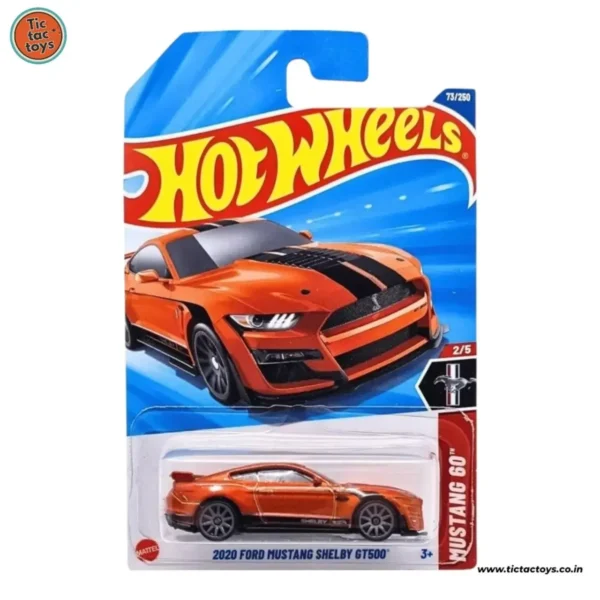 Hot Wheels 2020 Ford Mustang Shelby GT500 (Red) (Imported card)