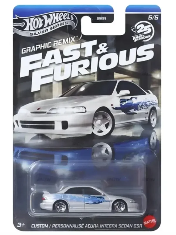Hot Wheels Fast & Furious Graphic Remix Custom Acura Integra Sedan GSR