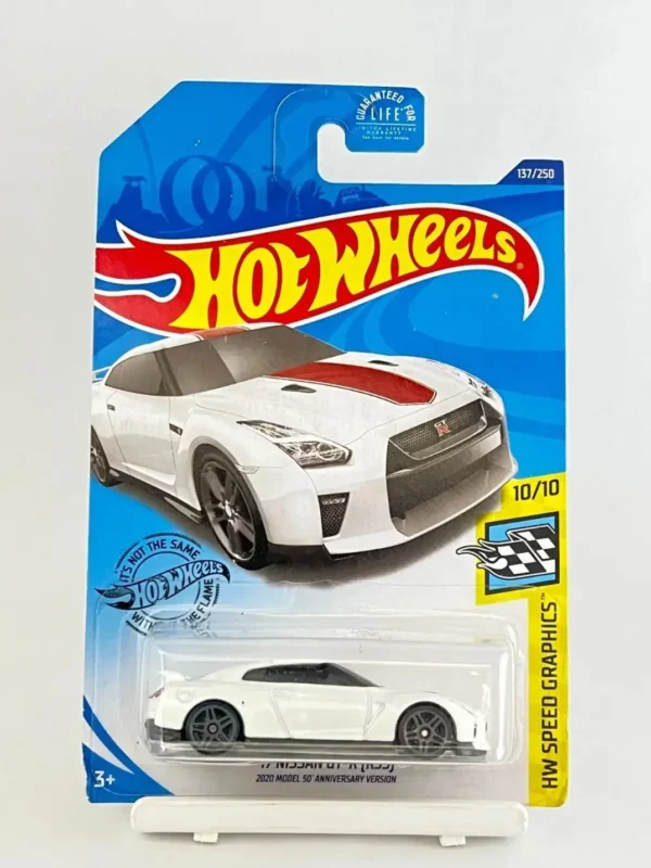 HOT WHEELS 17 NISSAN GT R R35 202 MODEL 50TH ANNIVERSARY VERSION US Import