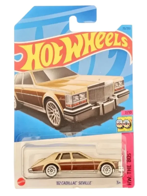 Hot wheels 82 Cadillac Seville (Gold) Imported Card