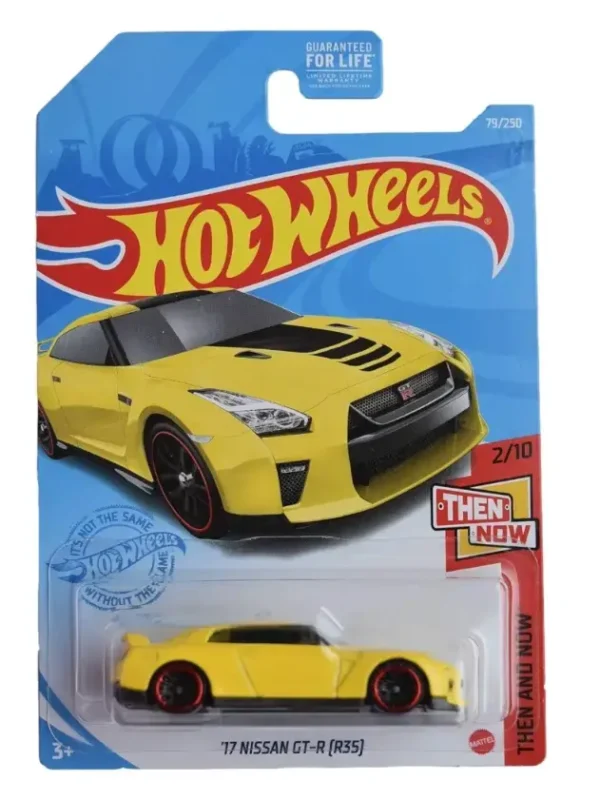 Hot Wheels '17 Nissan GT-R [ R35 ] Yellow Imported card
