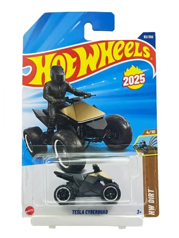 Hot Wheels 2025 Card : Tesla CyberQuad (Gold)