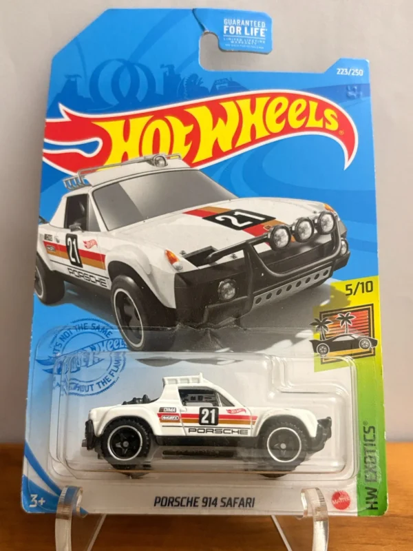 Hot Wheels Porsche 914 Safari WHITE Imported US Card