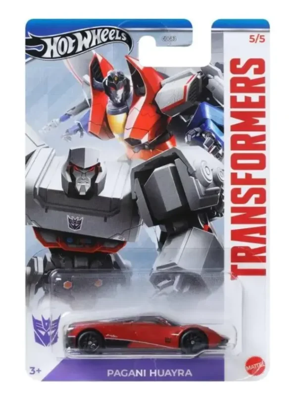 Hot Wheels Transformers Pagani Huayra 5/5 Red