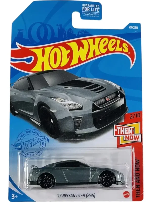 HOT WHEELS 17 NISSAN GT R R35 Grey US Import 79/250