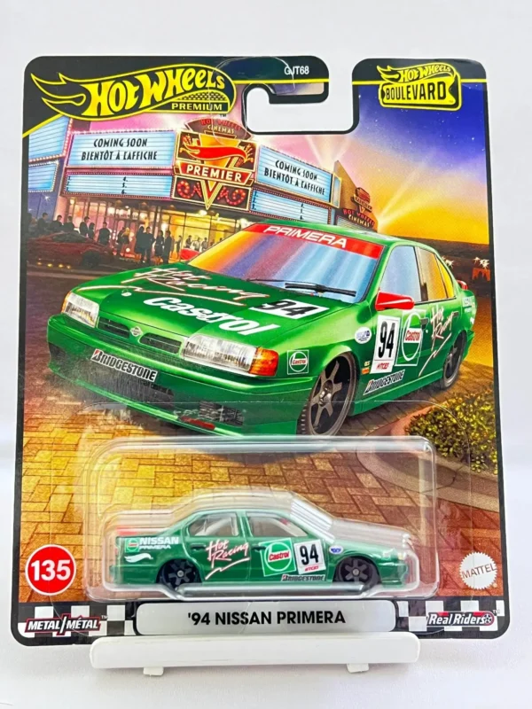 Hot Wheels Premium- 94 NISSAN PRIMERA (Green) 2025