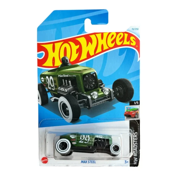Hot Wheels 2024 Max Steel HW Roadsters Ages 3 and Up (Green)