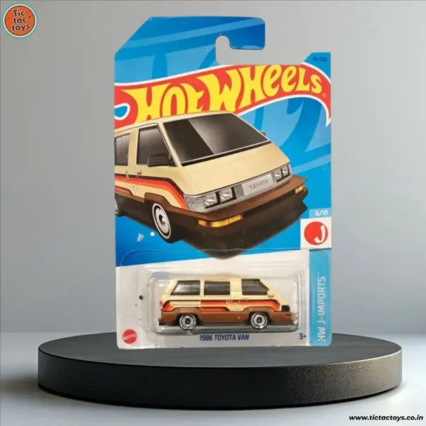 Hot Wheels 1986 Toyota Van (Brown) Imported Card