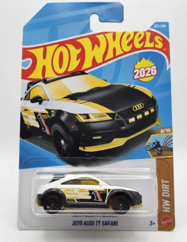 Hot Wheels 2019 Audi TT Safari White 2026 #223/250 HW Dirt 8/10