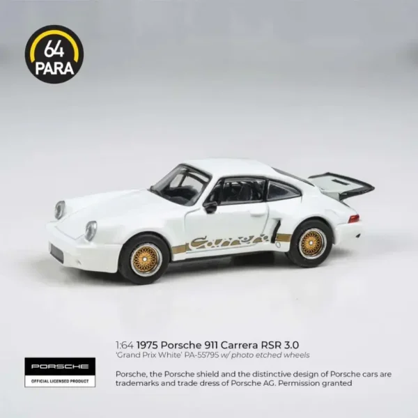 PARA64 1:64 1974 Porsche 911 Carrera RSR 3.0 Grand Prix White