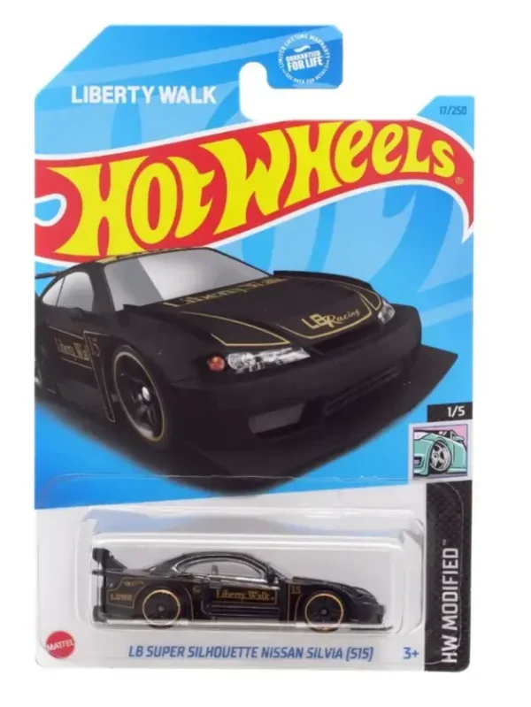 Hot Wheels - LB Super Silhouette Nissan Silvia (S15) - HW Modified 1/5 - Black Imported card