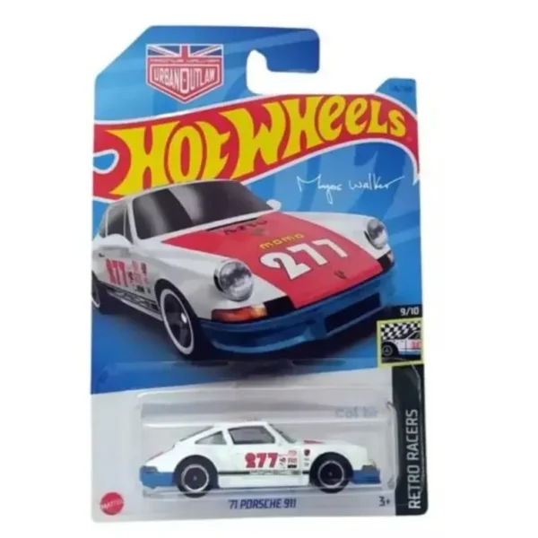 Hot Wheels 71 Porsche 911 Imported Card Blue base