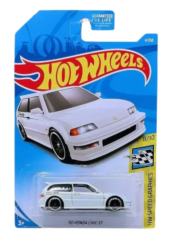 Hotwheels 90 Honda Civic EF White