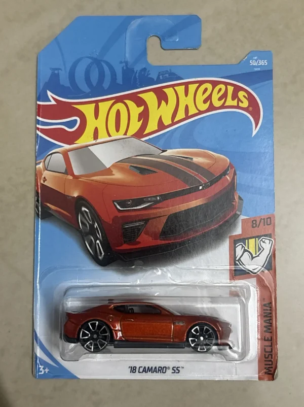 Hot Wheels '18 Camaro SS Orange Imported Card