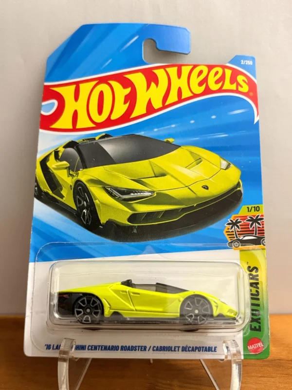 HOT WHEELS 16 LAMBORGHINI CENTENARIO ROADSTER Green