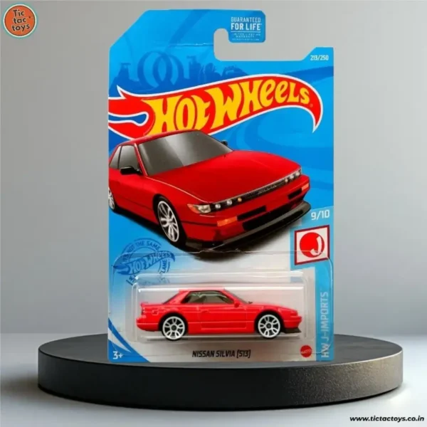 Hot Wheels Nissan Silvia S13 (Red ) (Imported card)