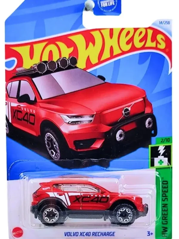 Hot Wheels Imported Card Volvo XC40 Recharge Red