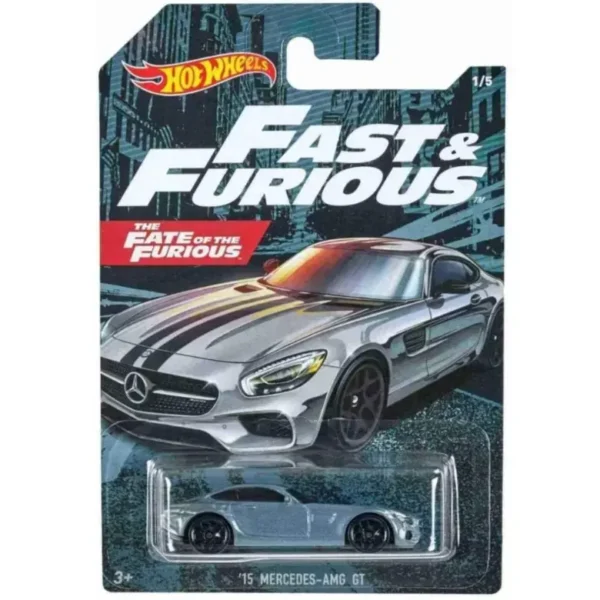 Hot Wheels 2020 Fast & Furious #1/5 '15 Mercedes-AMG GT (Gray) Imported Card