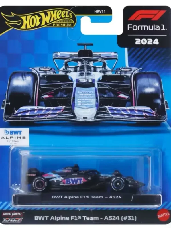 Hot Wheels 1:64 Formula 1 BWT Alpine F1 A524 (#31)