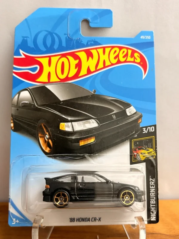 Hot Wheels 88 Honda CR X H Imported Card Black