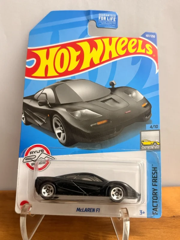 Hot Wheels McLaren F1 Imported US card Black