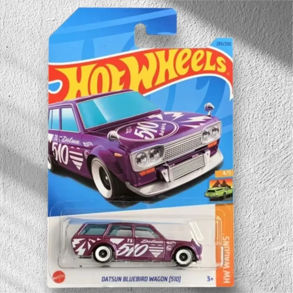 Hot Wheels Datsun Bluebird Wagon (Purple)