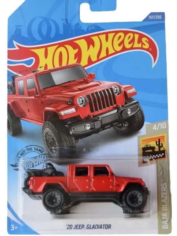 Hot Wheels 20 Jeep Gladiator (Red) (Imported card)