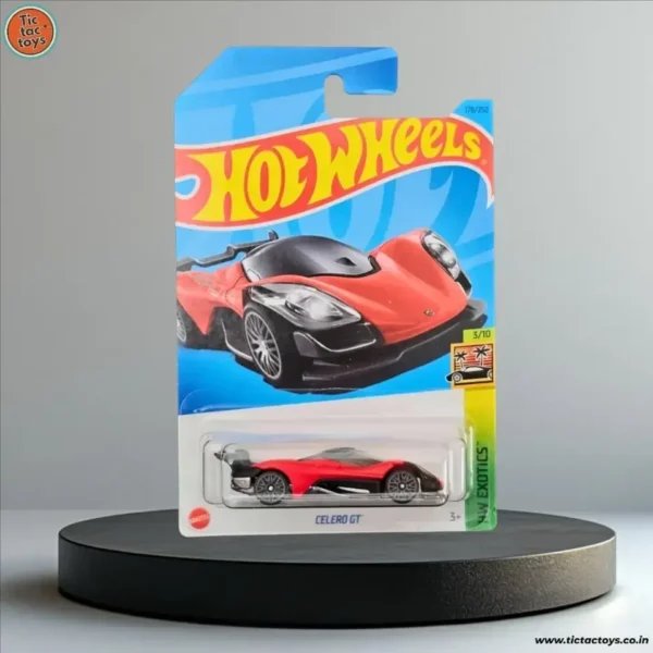 Hot Wheels Celero GT (Red/Grey ) 2023 Card