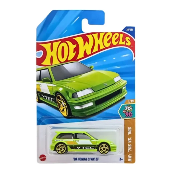 Hot Wheels 90 Honda Civic EF HW 70S VS 90S (Green)