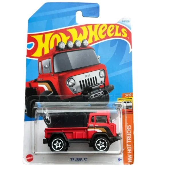 Hot Wheels 57 Jeep FC HW Hot Trucks Ages 3 and Up (Red)