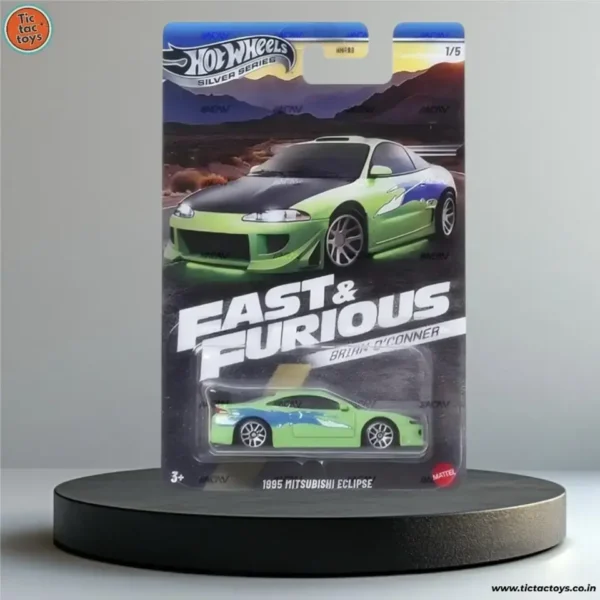 Hot Wheels Fast & Furious 1995 Mitubishi Eclipse (Green) Imported Card
