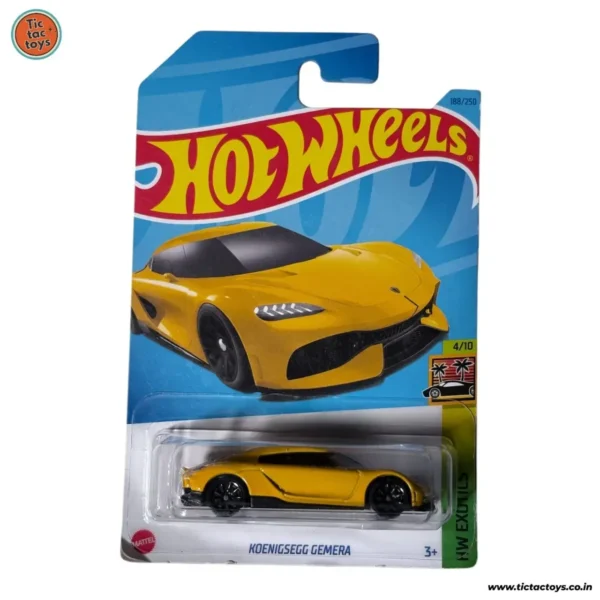 Hot Wheels KOENIGSEGG GEMERA (Yellow) 2023 card