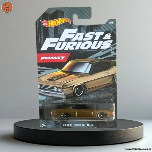 Hot Wheels '69 Ford Torino Talladega 55, Fast & Furious Furious 7