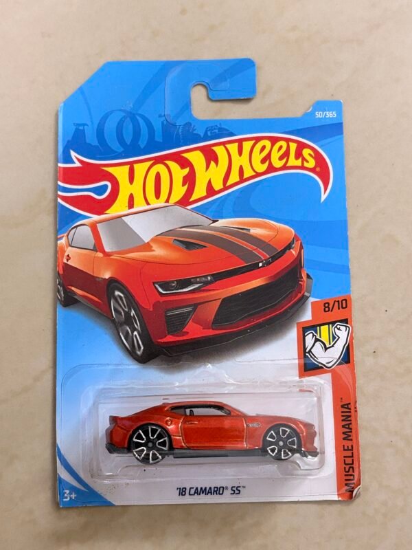 Hot Wheels 18 Copo Camaro SS Orange  Imported card