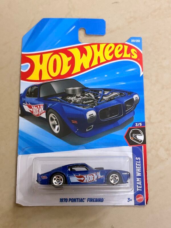 Hot Wheels Imported Card: 1970 Pontiac Firebired (Blue)