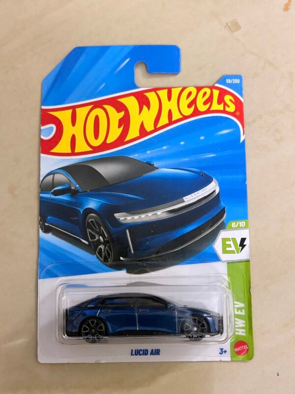 Hot Wheels Lucid Air blue