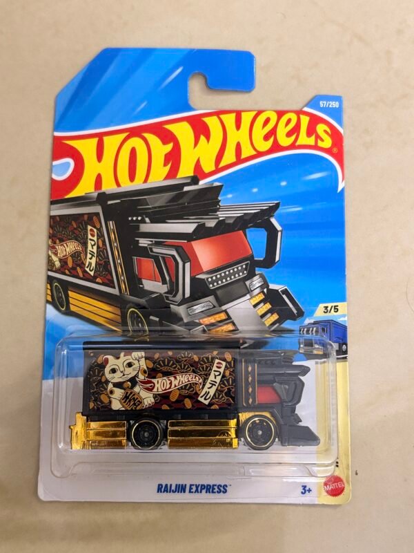 Hot Wheels Raijin Express Black
