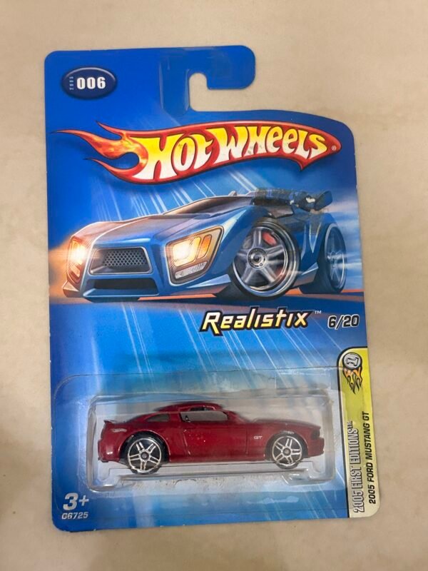 HOT WHEELS - 2005 FORD MUSTANG FIRST EDITIONS Imported Card RED