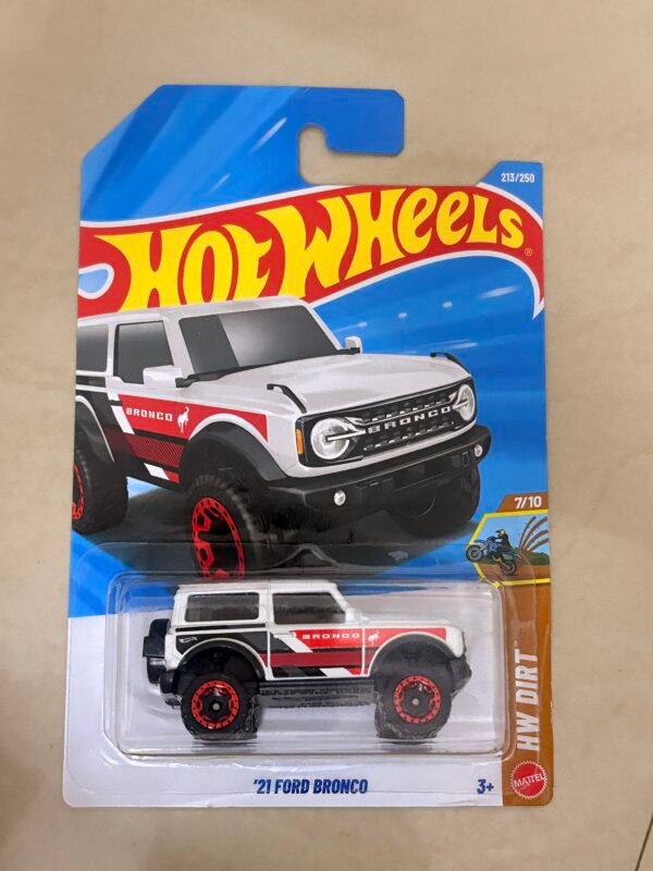 HOT WHEELS 21 FORD BRONCO WHITE