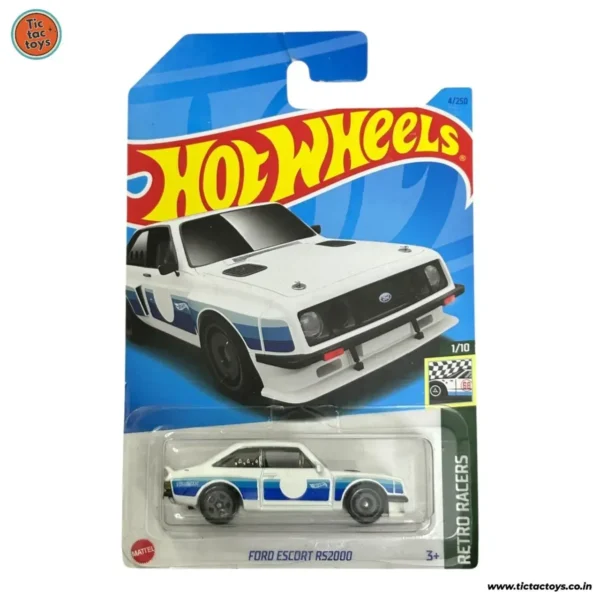 Hot Wheels Ford Escort RS2000 (White) Imported Card