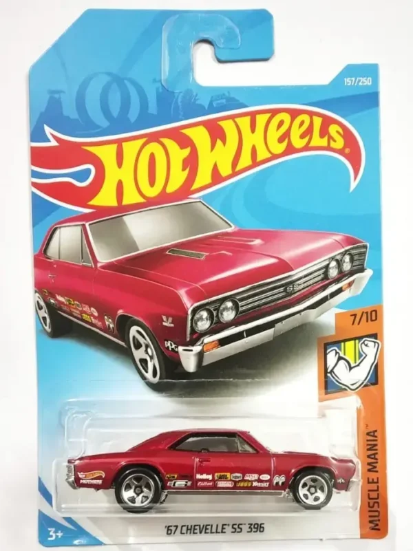 Hotwheels 67 Chevelle SS 396 Imported mainline Maroon