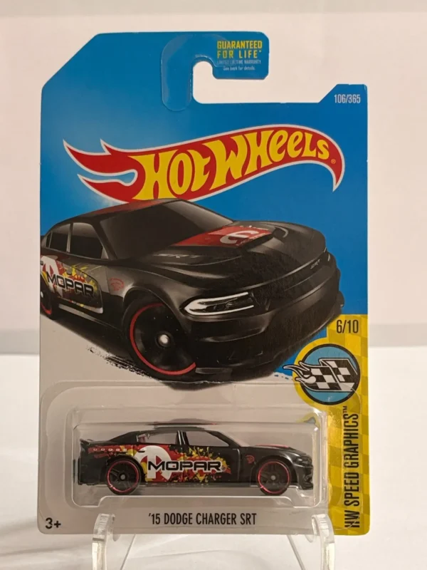 Hot Wheels 15 Dodge Charger SRT Black US card