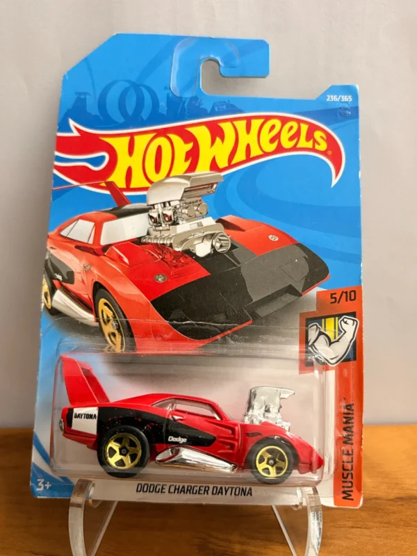 Hot Wheels Dodge Charger Daytona RED Imported card