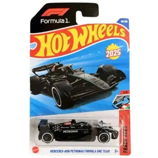 Hot Wheels Mercedes AMG Petronas Formula 1 Team (Black) 2025 Card