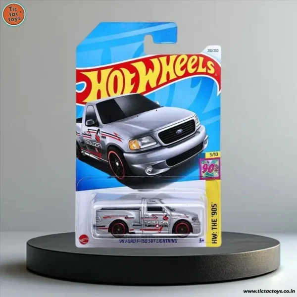 Hot Wheels 99 Ford F 150 SVT Lightning (Grey)