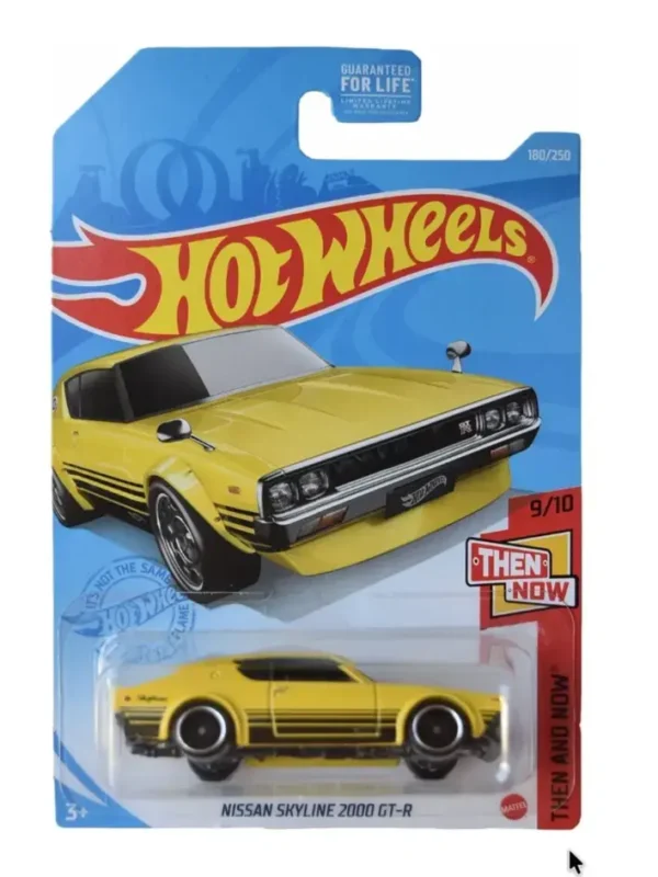 Hot Wheels Nissan Skyline 2000 GT R 9/10 Yellow US Import